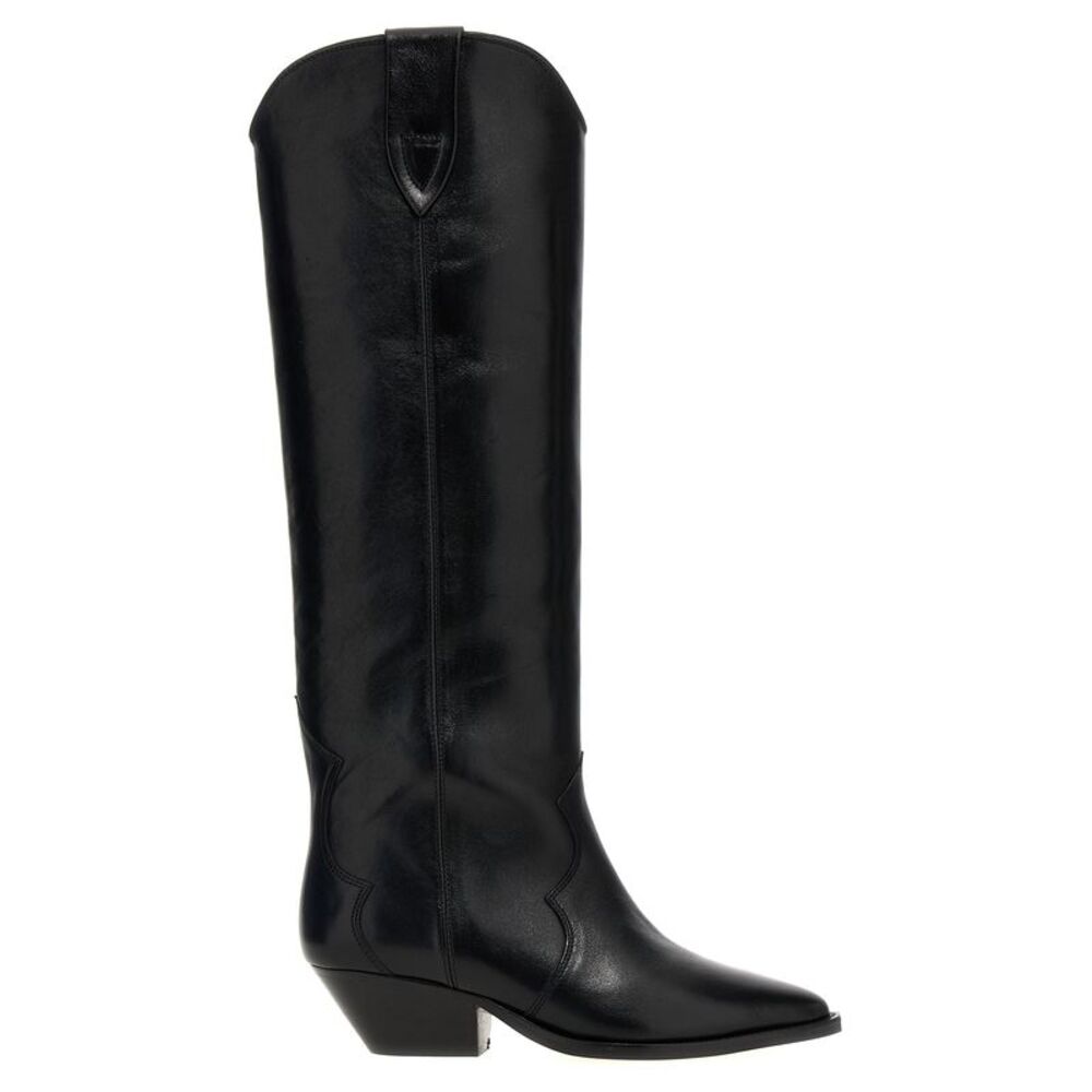 Isabel Marant Black Calfskin Chelsea Women's Boots